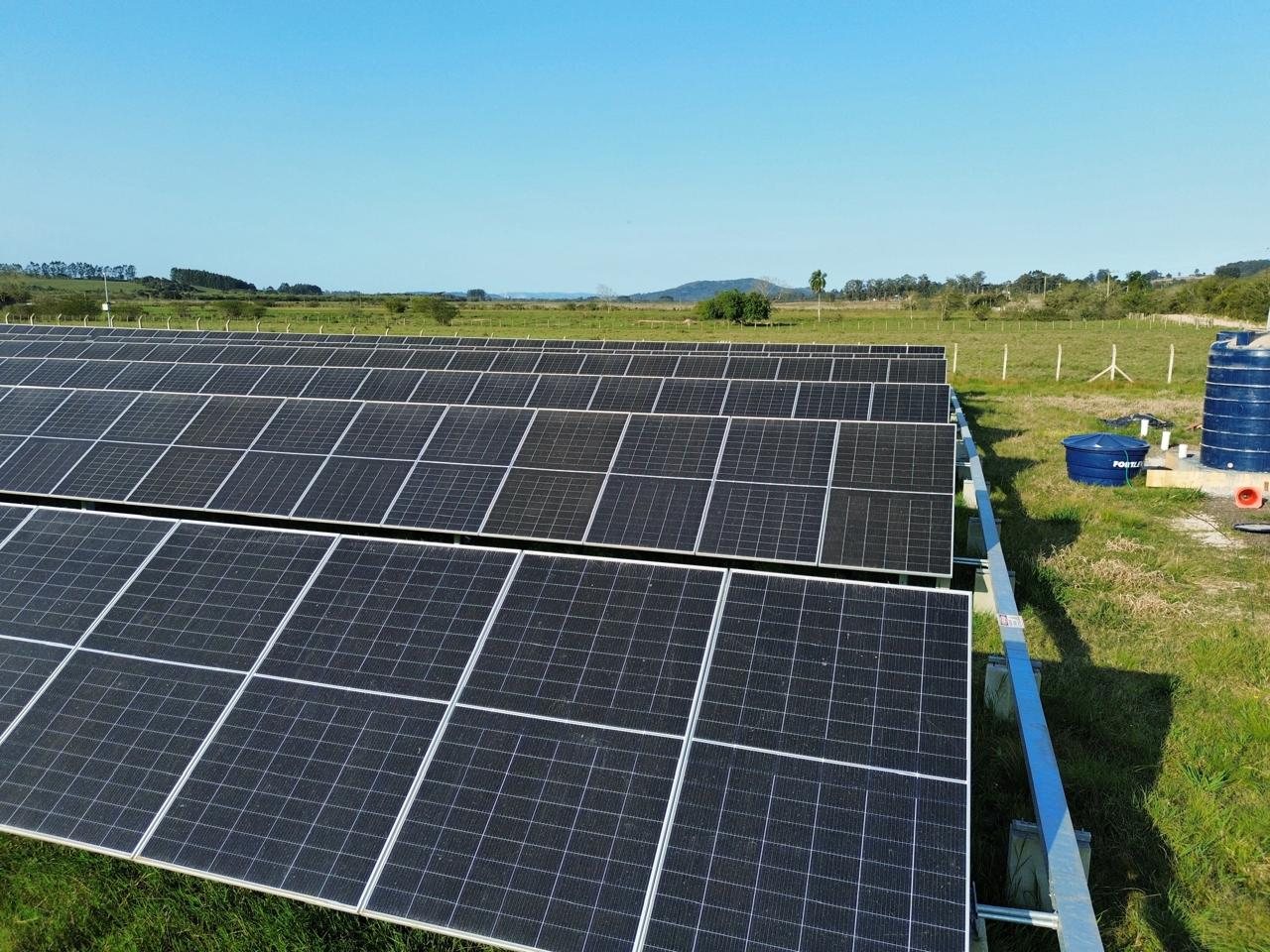 Usina fotovoltaica de solo do Único Solar em Guaíba e região
